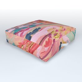 Postpartum Blooms Outdoor Floor Cushion
