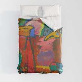 Wassily Kandinsky, New colors Duvet Cover