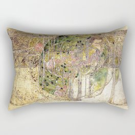 Margaret Macdonald Mackintosh Sleeping Princess Rectangular Pillow