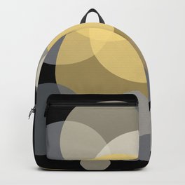 Overlapping - Yellow White Grey Backpack