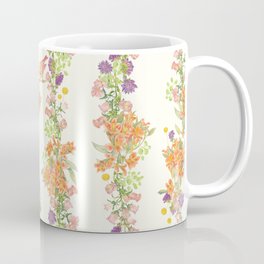 Romantic Vintage Design of Birds & Flowers - Natural colorful Coffee Mug