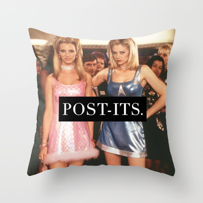 Post-its. Throw Pillow