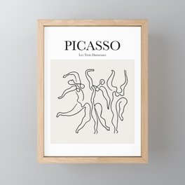 Picasso - Les Trois Danseuses Framed Mini Art Print
