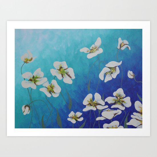 Dancing with the Wind Art Print