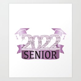 Proud Auntie Of An Amazing 2022 Senior Classy Stunning Purple Diamond Themed Apparel Art Print | Middleschool, Classof2022, Auntiegift, Purplediamond, Senior2022Shirt, Graphicdesign, College, Senior2022Shirts, Seniorshirt, Graduationgift 
