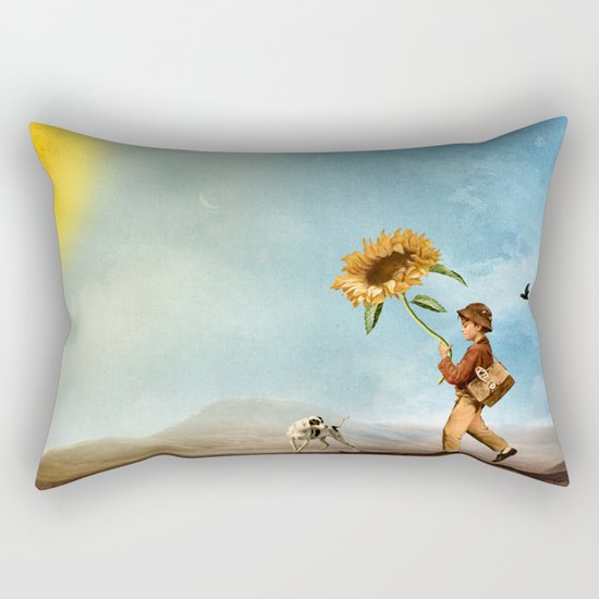 Follow the Sun Rectangular Pillow