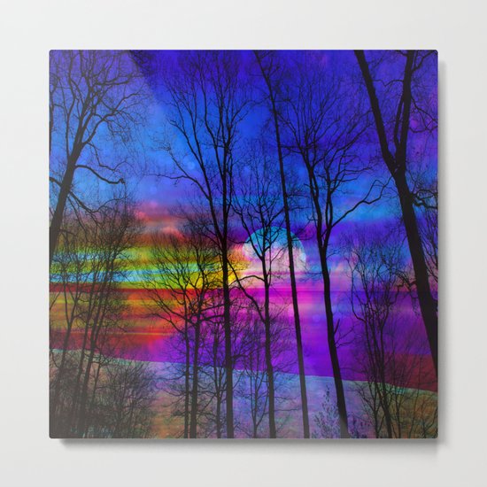 Moon Metal Print