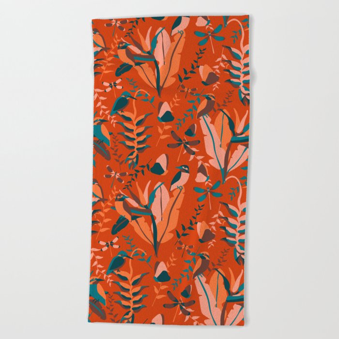 Sunset Jungle Beach Towel