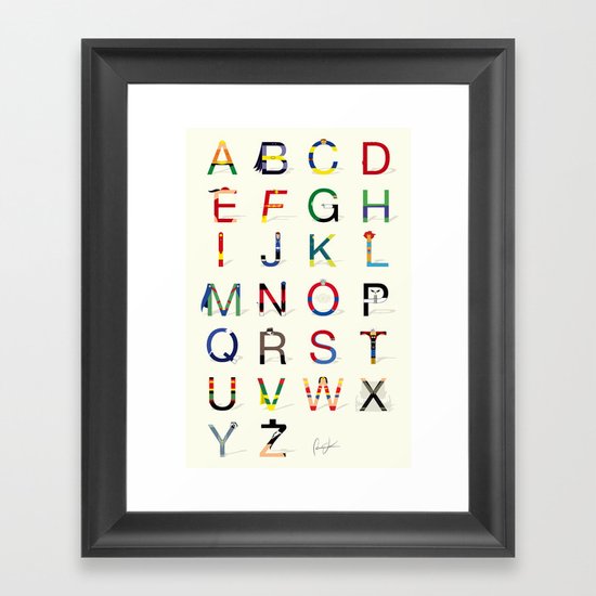 ABC SH (Option 2) Framed Art Print
