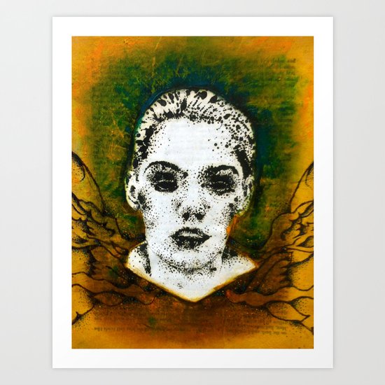 Wings Series One (Angel) Art Print