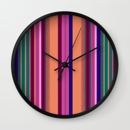 FIFTIES organza stripe Wall Clock