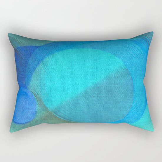 Blue Moons Rectangular Pillow