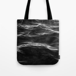 Black and white wave photography  Tote Bag