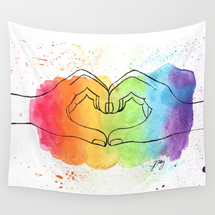 Love is Love Wall Tapestry