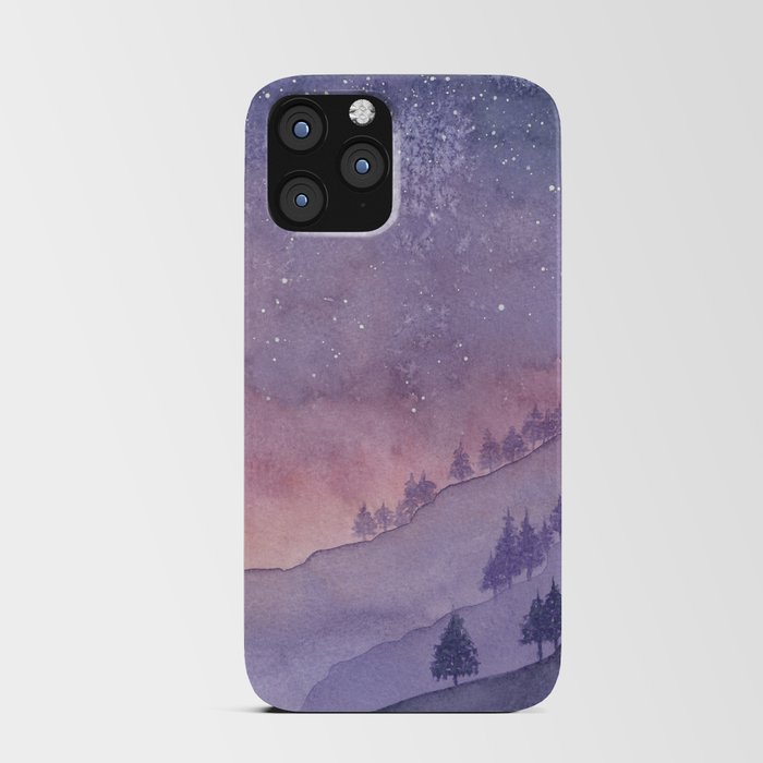 Purple Sunset iPhone Card Case
