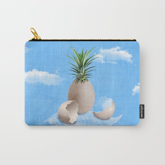 EGGS ON A FEATHER (surreal abstract) Carry-All Pouch