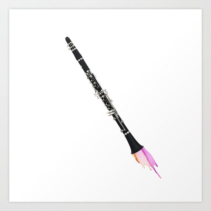 The Clarinet Art Print By Eclipselio Society6 The Clarinet Art Print By Eclipselio Society6