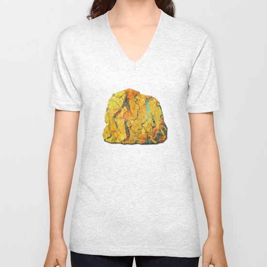 Cave Drawing Unisex V-Neck
