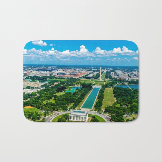 DC from Above Bath Mat