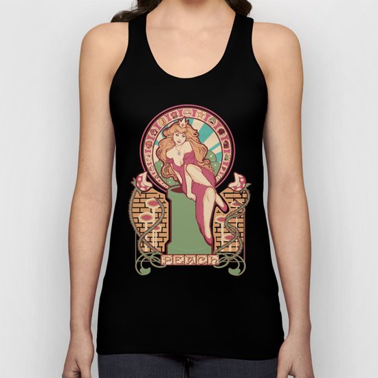 Peach Nouveau Unisex Tank Top
