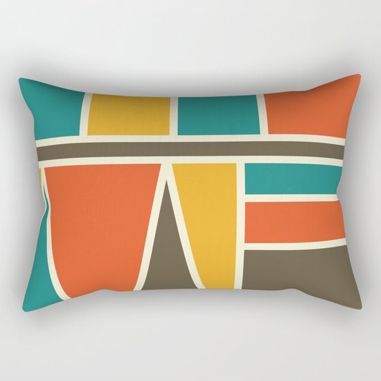Kaku Retro Rectangular Pillow