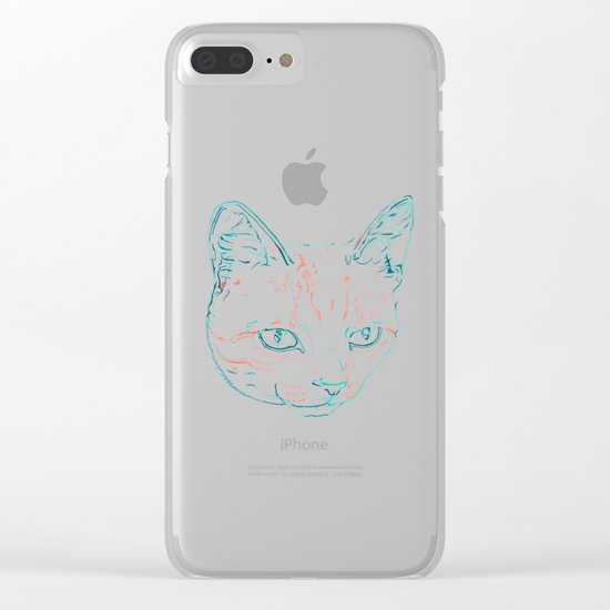 Tabby Kitten Clear iPhone Case