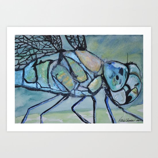 Dragon Fly Art Print