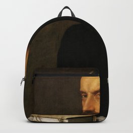 Giovanni Battista Moroni - portrait of a learned man Backpack | Illustration, Decor, Human, Portrait, Poster, Vintage, Old, Wallart, Artprint, Painting 
