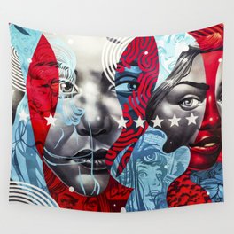 Strong Women Mural Wall Tapestry