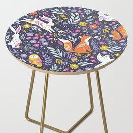 Foxes and Rabbits Side Table