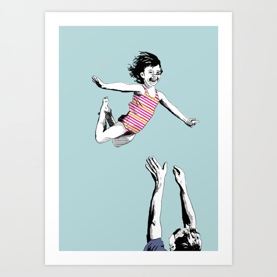 Jump for joy Art Print