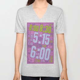 Pace run , number 024 V Neck T Shirt