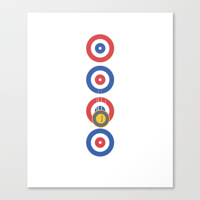 Perfect Costume For Curling Lover. Canvas Print