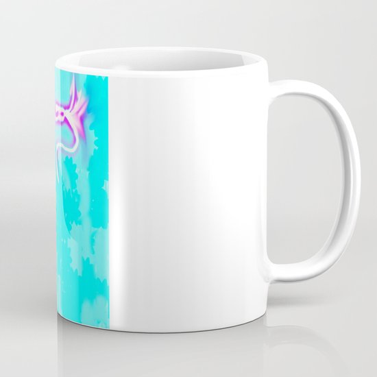 Bright Preppy Anchor Print, hand drawn Mug