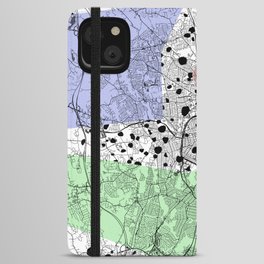 Providence, USA - City Map Collage iPhone Wallet Case