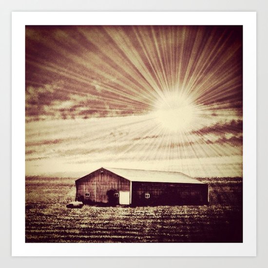 The shack Art Print