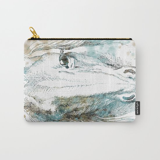 Watercolor Horse Carry-All Pouch