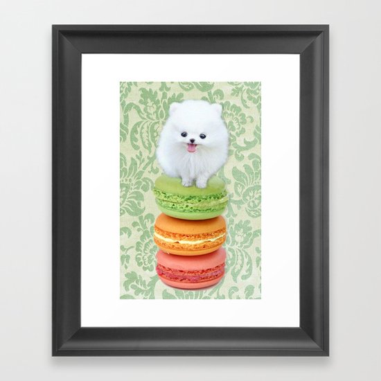 Mt. Macarone Framed Art Print
