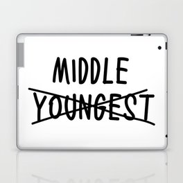 New Baby Middle Sibling Funny Laptop Skin