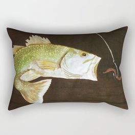 Gone Fishin' Rectangular Pillow