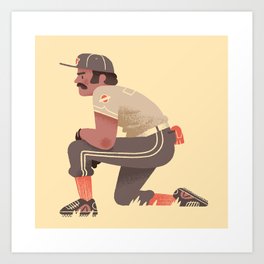 Baseball Patience Art Print