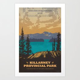 Killarney Park Poster Art Print