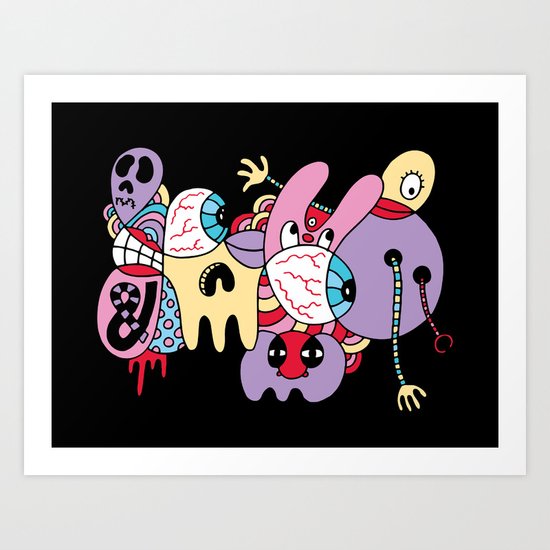 & What? Art Print