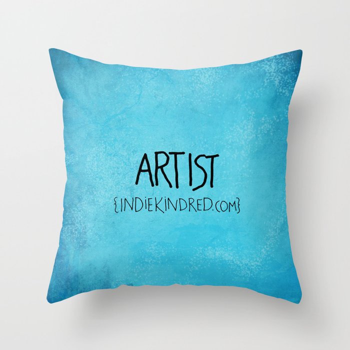 Artist Throw Pillow