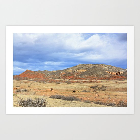 Horseback Art Print