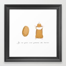 i'm not a potato Framed Art Print