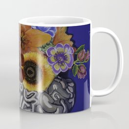 Flowery Brain Coffee Mug