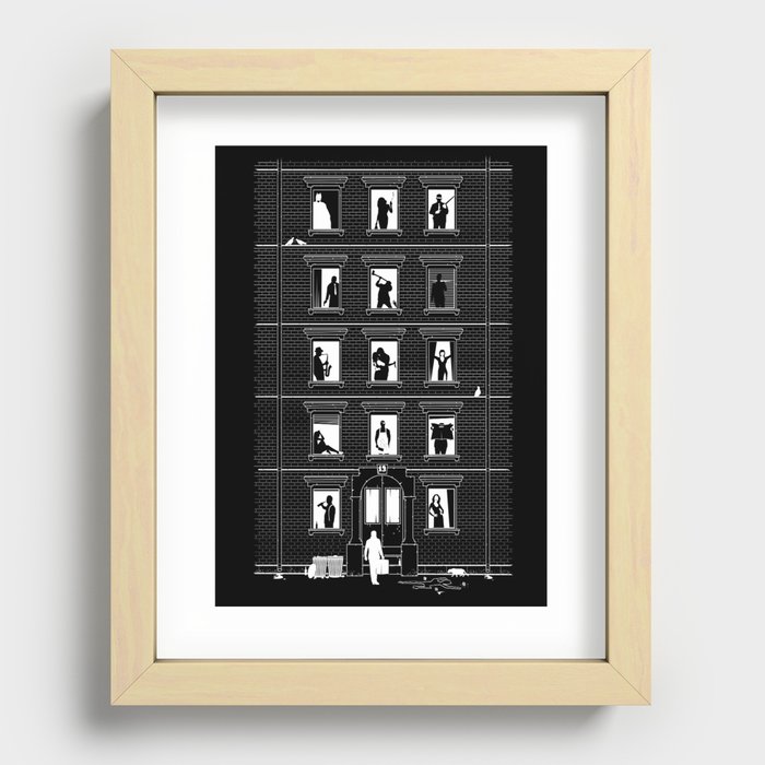 Neighbours Recessed Framed Print