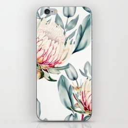 Pastel Protea Floral iPhone Skin