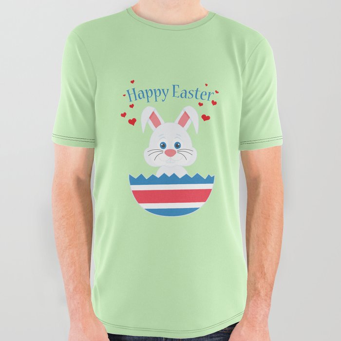 Love easter bunny All Over Graphic Tee